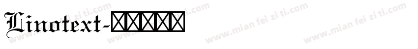 Linotext字体转换