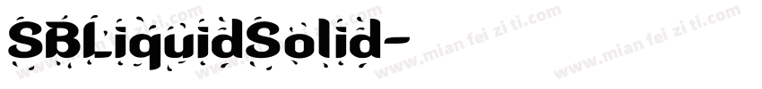 SBLiquidSolid字体转换