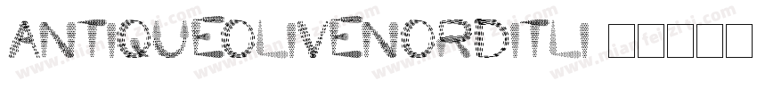 antiqueolivenorditli字体转换