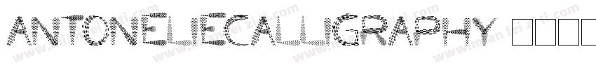 antoneliecalligraphy字体转换
