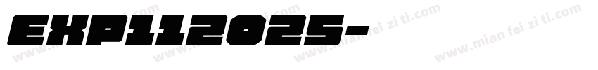 EXP112025字体转换