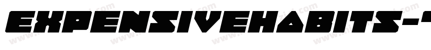 Expensivehabits-7ArR字体转换