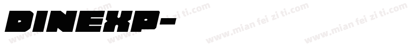 dinexp字体转换