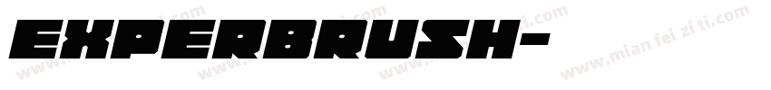 experbrush字体转换