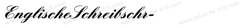 EnglischeSchreibschr字体转换