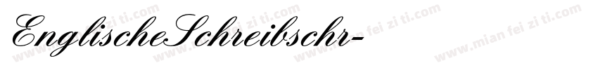 EnglischeSchreibschr字体转换