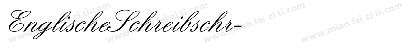 EnglischeSchreibschr字体转换