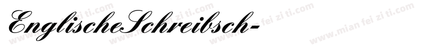 EnglischeSchreibsch字体转换