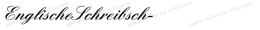 EnglischeSchreibsch字体转换
