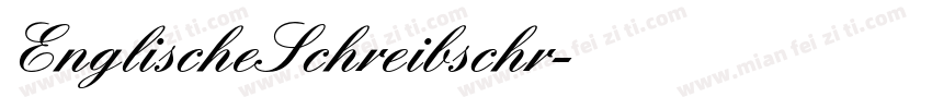 EnglischeSchreibschr字体转换