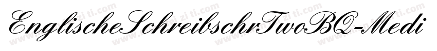 EnglischeSchreibschrTwoBQ-Medium字体转换