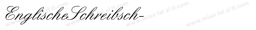 EnglischeSchreibsch字体转换