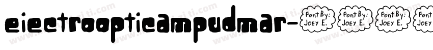 EIectroOpticAmpudMar字体转换
