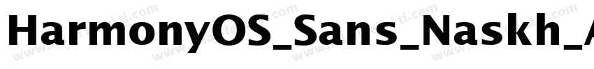 HarmonyOS_Sans_Naskh_Arabic_UI_Regu字体转换