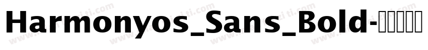 Harmonyos_Sans_Bold字体转换