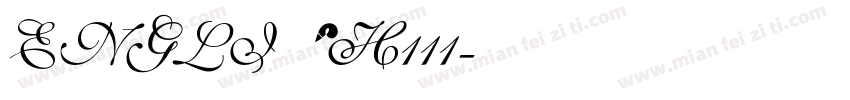 ENGLISH111字体转换