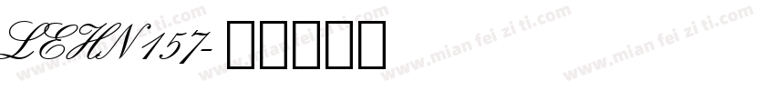 LEHN157字体转换