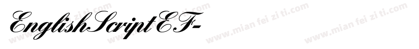 EnglishScriptEF字体转换