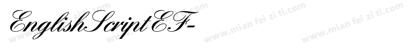 EnglishScriptEF字体转换