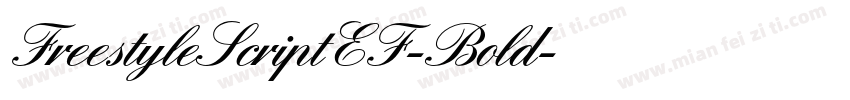 FreestyleScriptEF-Bold字体转换