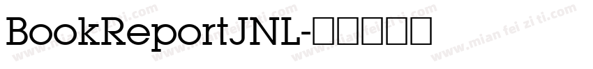 BookReportJNL字体转换