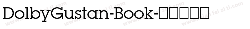 DolbyGustan-Book字体转换