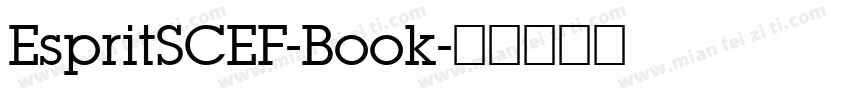 EspritSCEF-Book字体转换