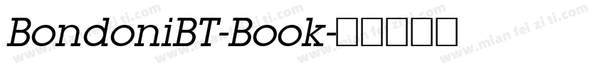 BondoniBT-Book字体转换