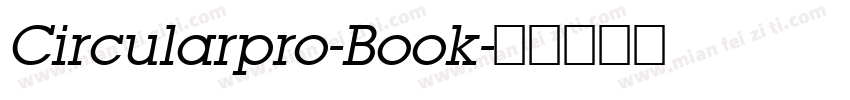 Circularpro-Book字体转换