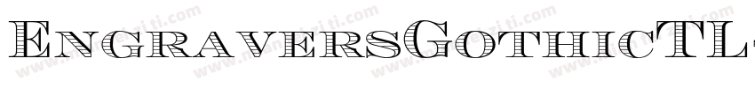 EngraversGothicTL字体转换