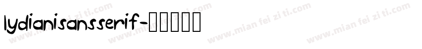 lydianisansserif字体转换