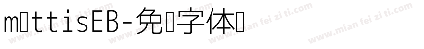 mαttisEB字体转换
