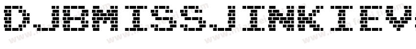 DjbMissJinkieVanPelt-a10m字体转换