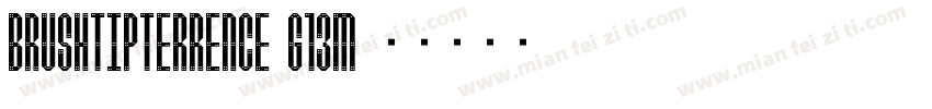 BrushTipterrence-G13m字体转换