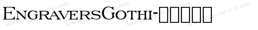 EngraversGothi字体转换