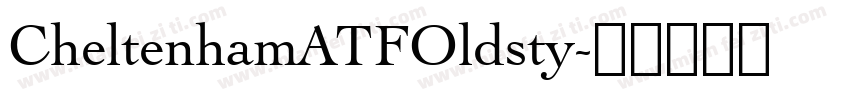 CheltenhamATFOldsty字体转换