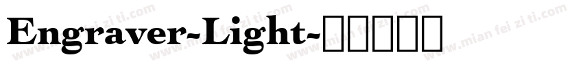 Engraver-Light字体转换