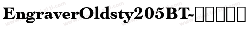 EngraverOldsty205BT字体转换