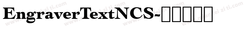 EngraverTextNCS字体转换