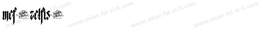 mcf_zelfis字体转换