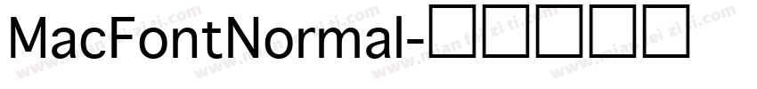 MacFontNormal字体转换