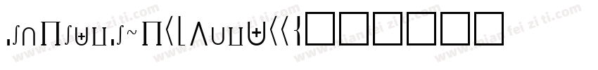 MachadoMathSymbolSSK字体转换