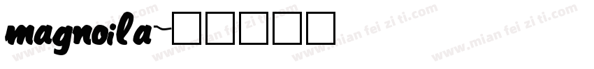 magnoila字体转换