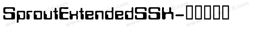 SproutExtendedSSK字体转换