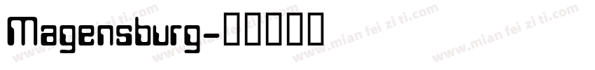 Magensburg字体转换