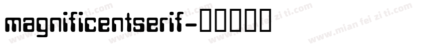 magnificentserif字体转换