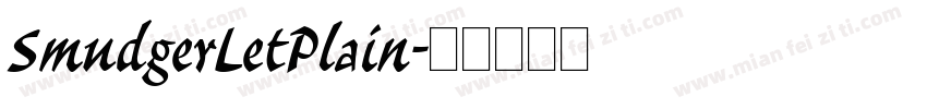 SmudgerLetPlain字体转换