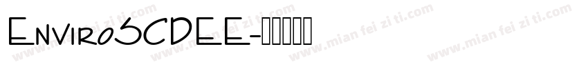 EnviroSCDEE字体转换