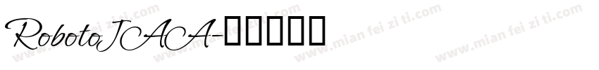 RobotoJAA字体转换