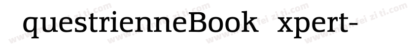 EquestrienneBookExpert字体转换